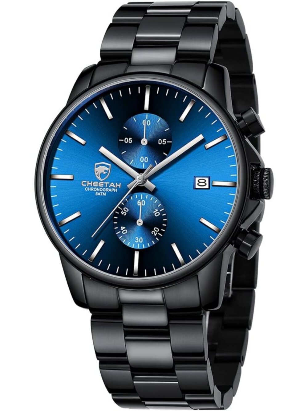 Stylish Men's Waterproof Chronograph Watch | Stainless Steel, Auto Date, Fashion